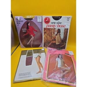 Vintage Lot Of Panty Hose **NEW - all In Sealed Packages...Yankee Sears